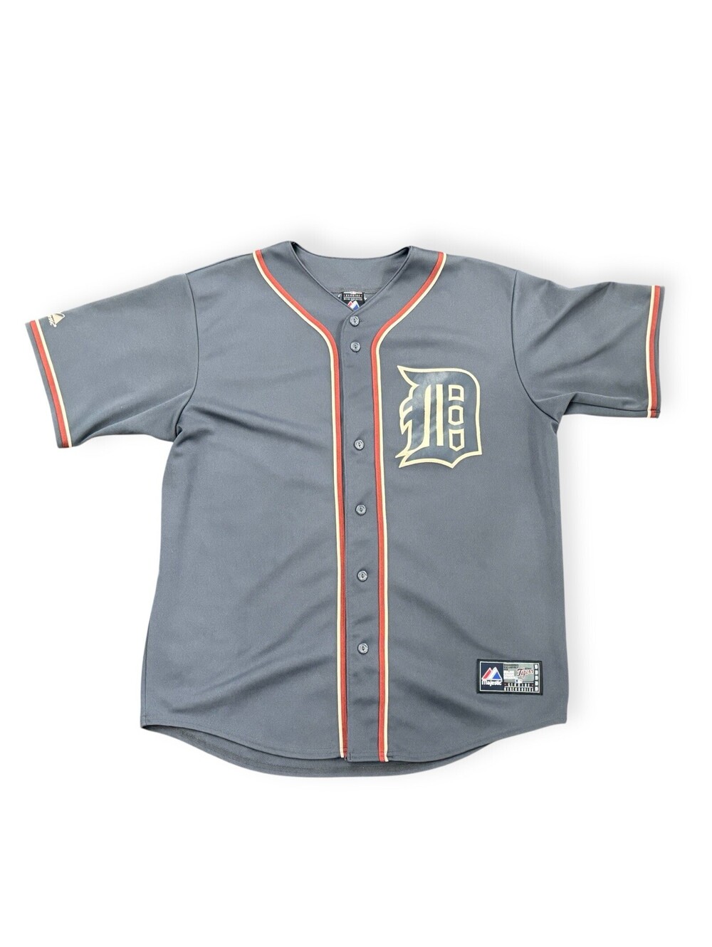 Majestic Detroit Tigers 2009 Season Gray Alternate Jersey Mens Size XL